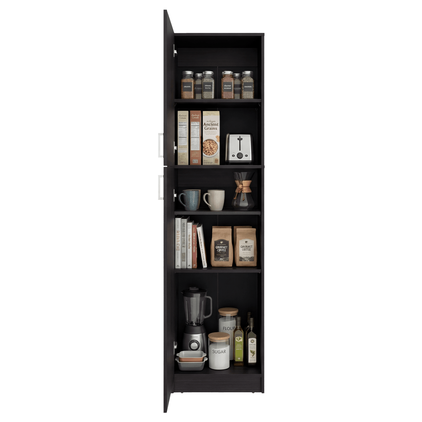 Alacena Lowell 179X46X36 Rta Wengue Zf