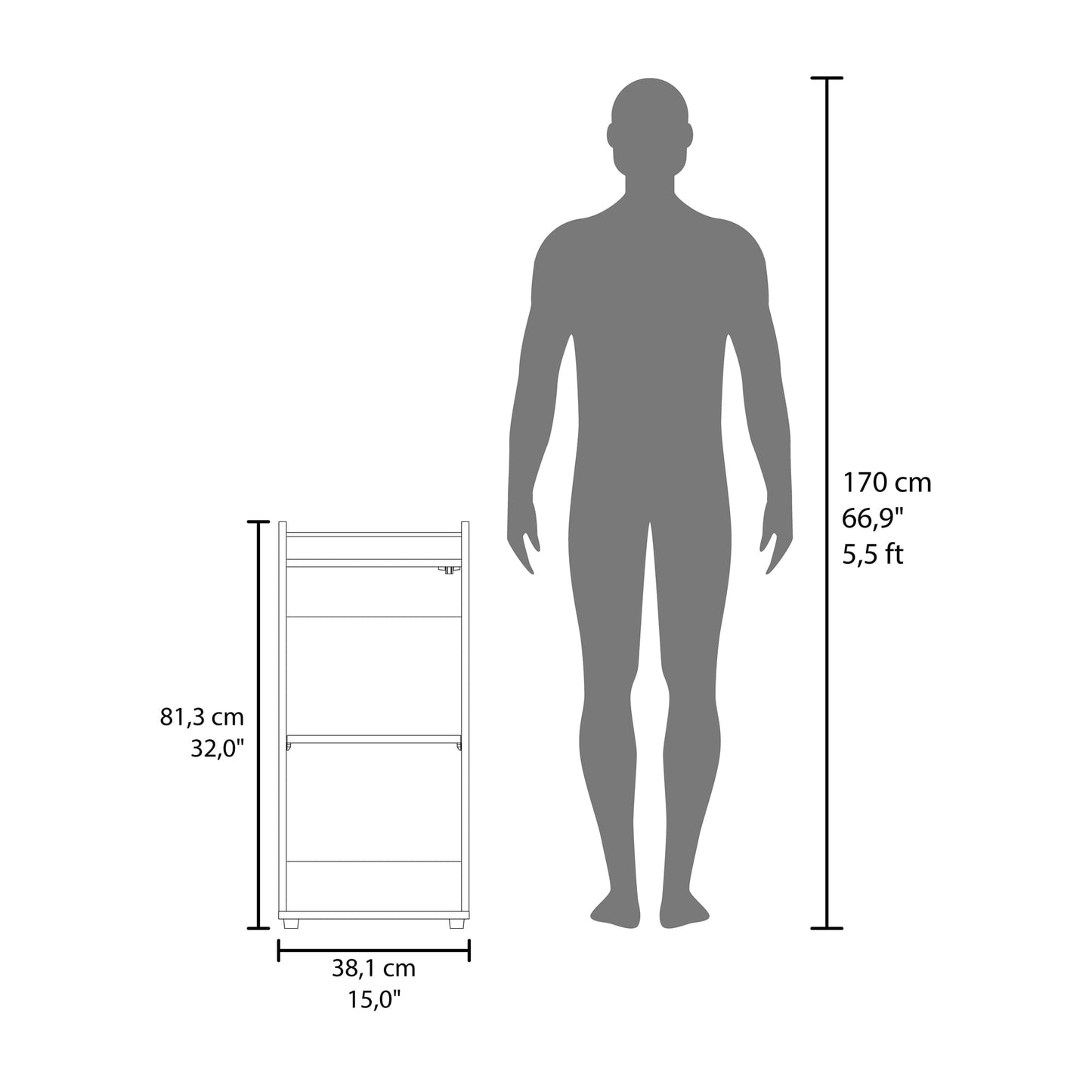 Torre Minibar Theba 81X38X37 Rta Fresno Eu Zf