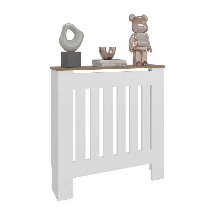 Mueble Auxiliar Radiador Linn 82X78X19 Rta Blanco Fresno Zf