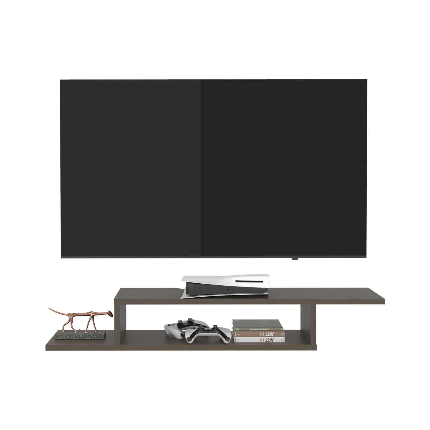 Rack Para Tv Flotante Dili 55" 22X170X29 Rta Olivo