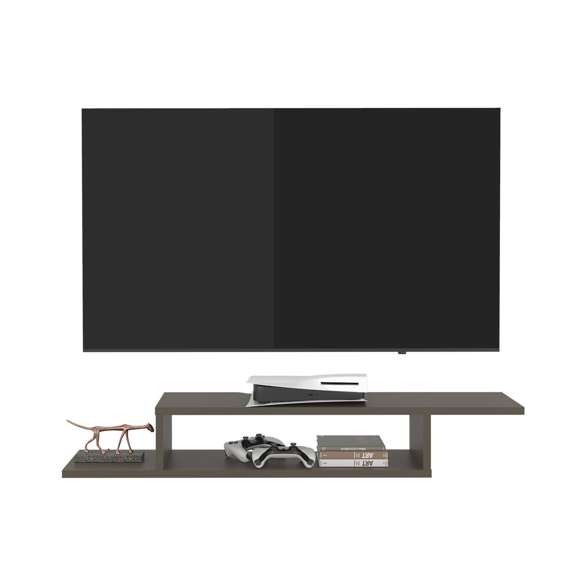 Rack Para Tv Flotante Dili 55" 22X170X29 Rta Olivo