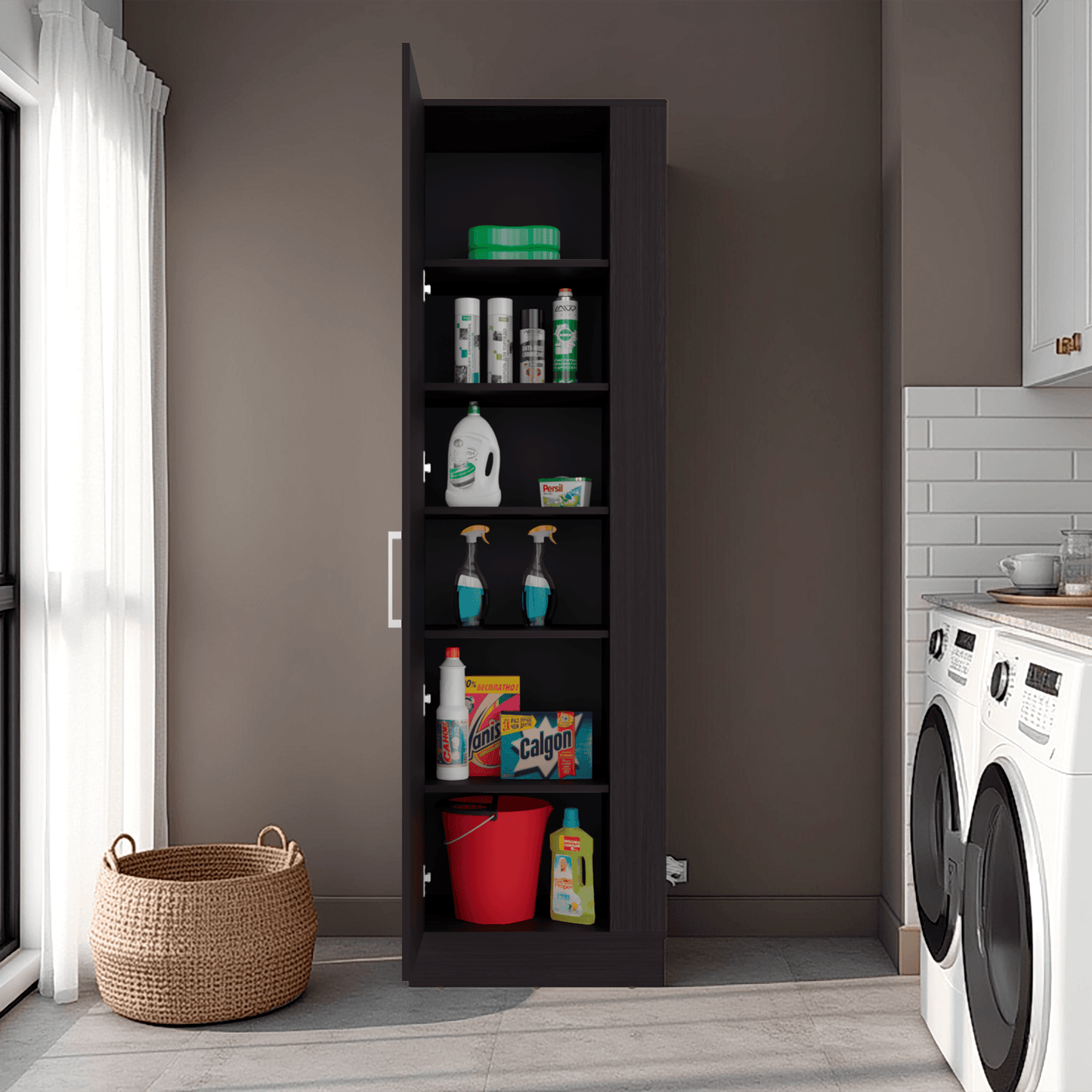 Mueble De Aseo Lilo 183X53X37 Rta Wengue Zf