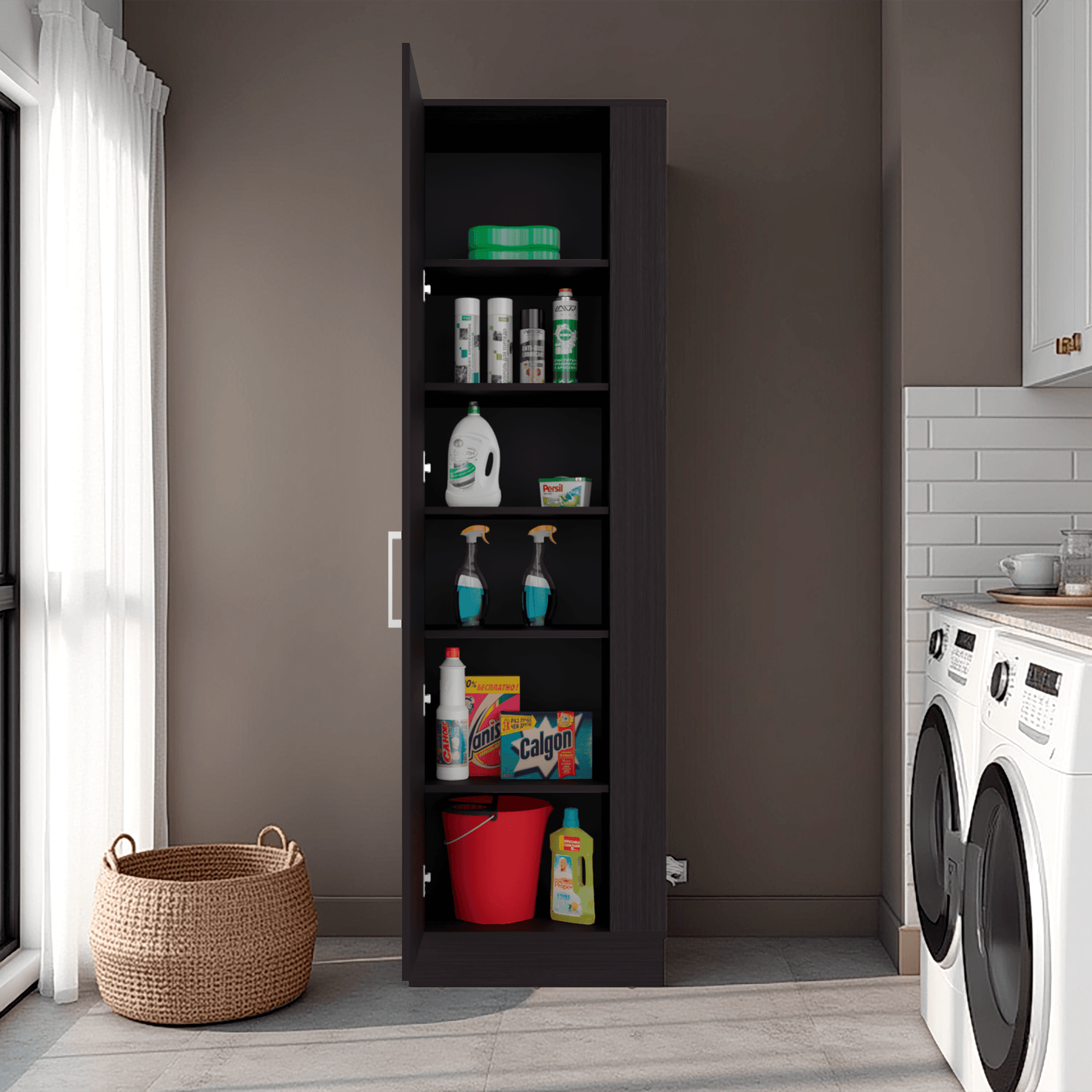 Mueble De Aseo Lilo 183X53X37 Rta Wengue Zf