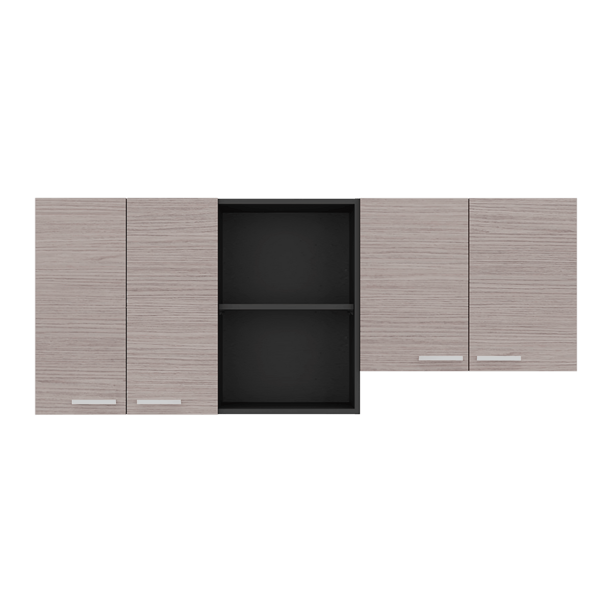 Mueble Superior Cocina Rosa 200X200X51 Rta Wengue Positano