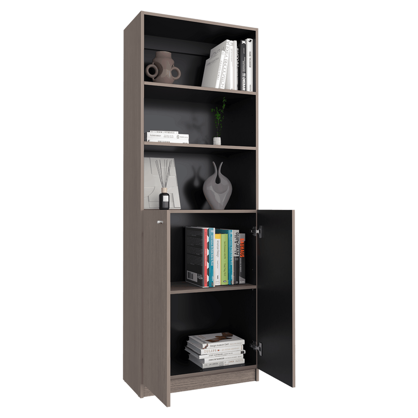 Estante Home E-M4 180X62X31 Rta Positano Wengue Zf