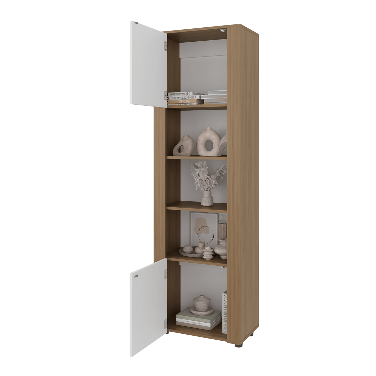 Estanteria Tanalea 73" 185X56X33 Rta Kronos Fresno Zf
