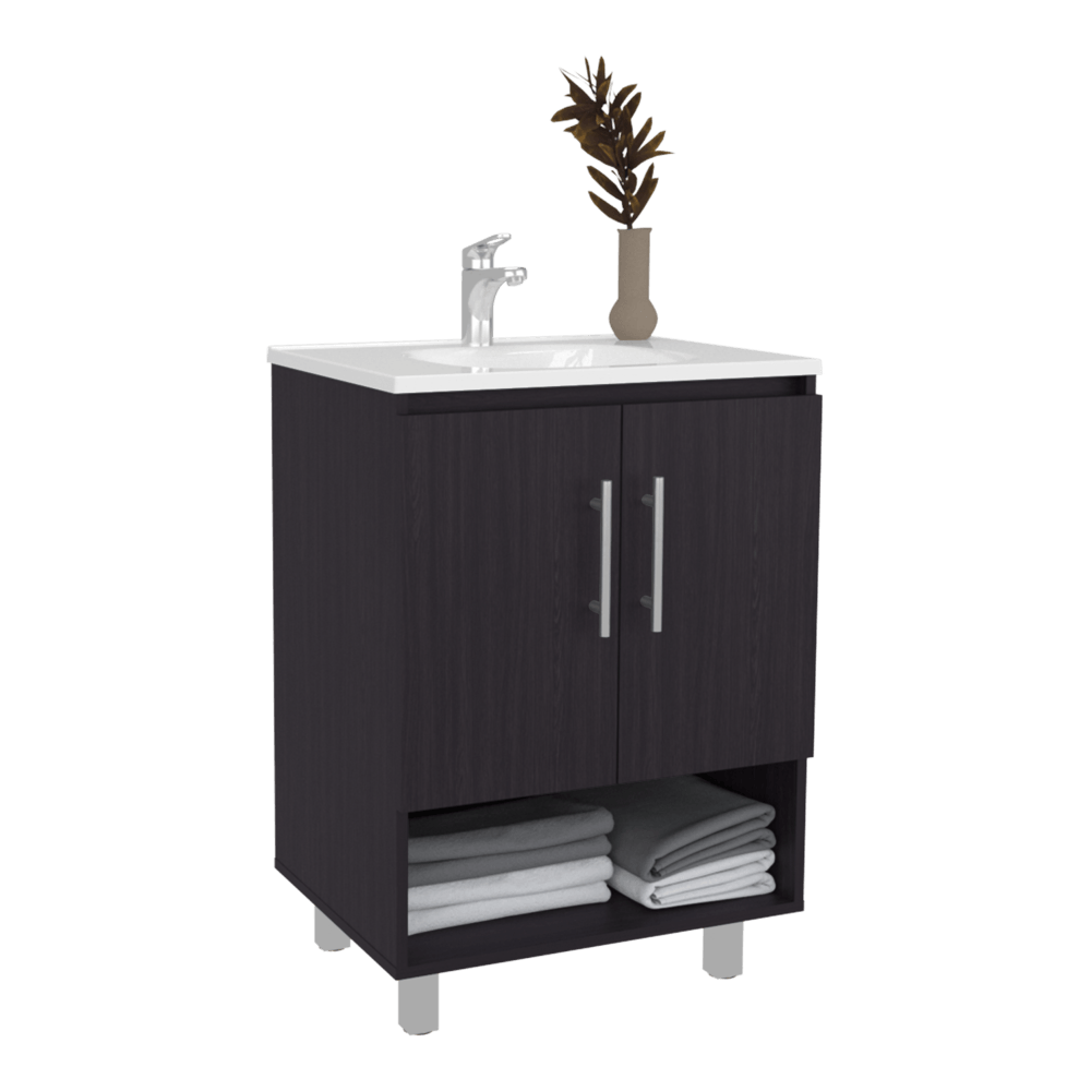 Mueble De Baño Conrad 60 84X60X45 Rta Wengue Zf