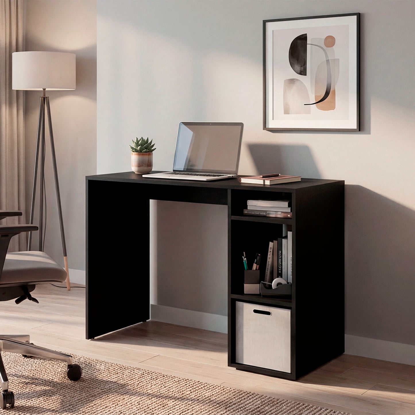 Escritorio Compacto Dalia 74X101X45 Rta Wengue
