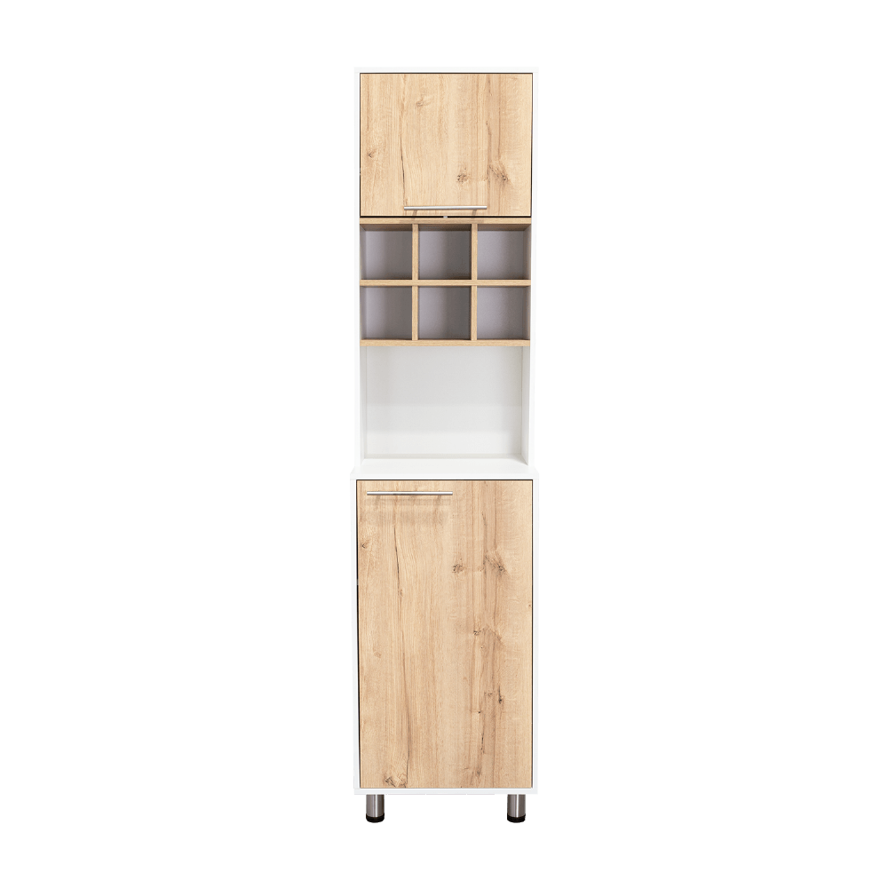 Mueble Alacena Attica Rta 204X50X49 Rta Blanco Duna