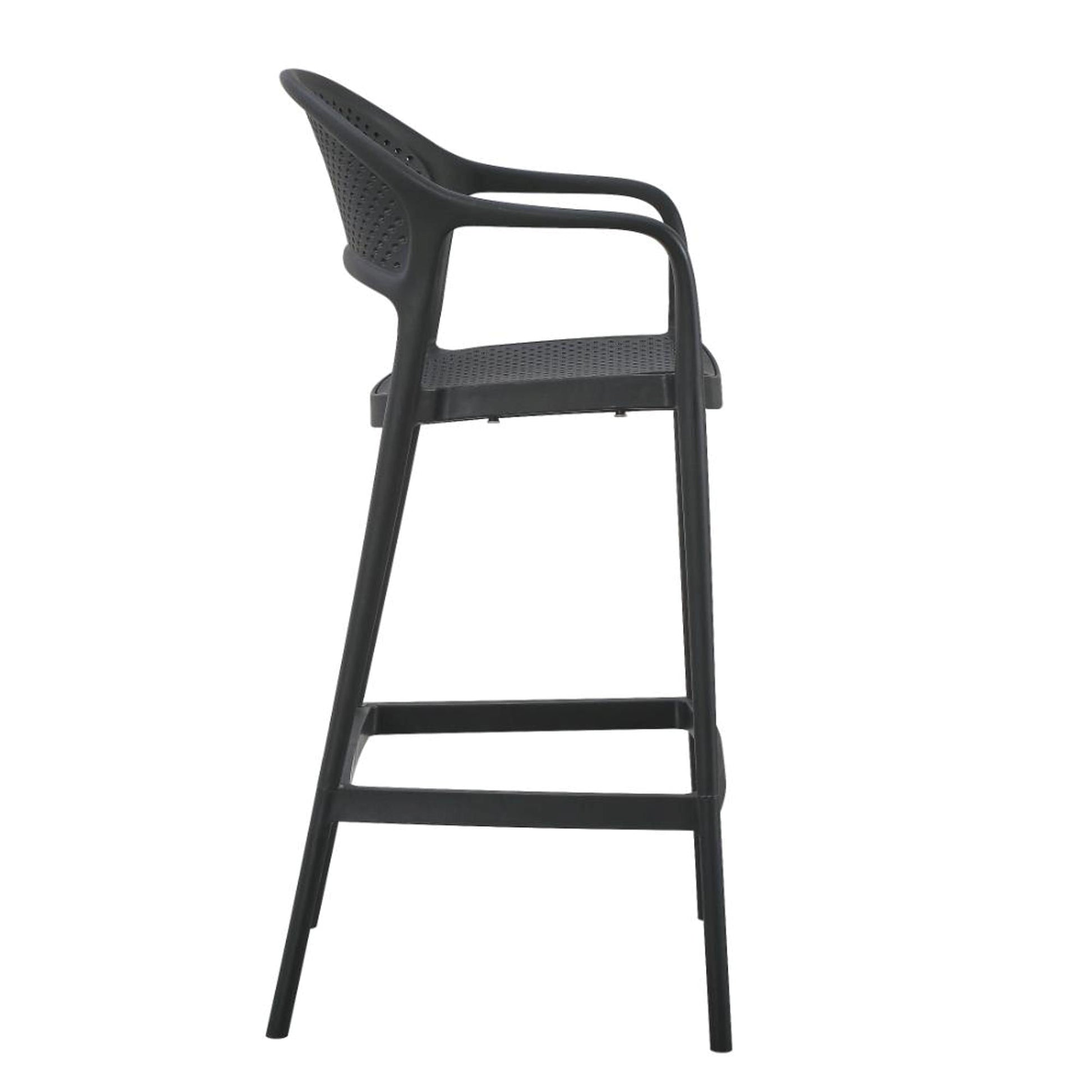 Silla Bar Curitiva 109X56X56 Rta Negro