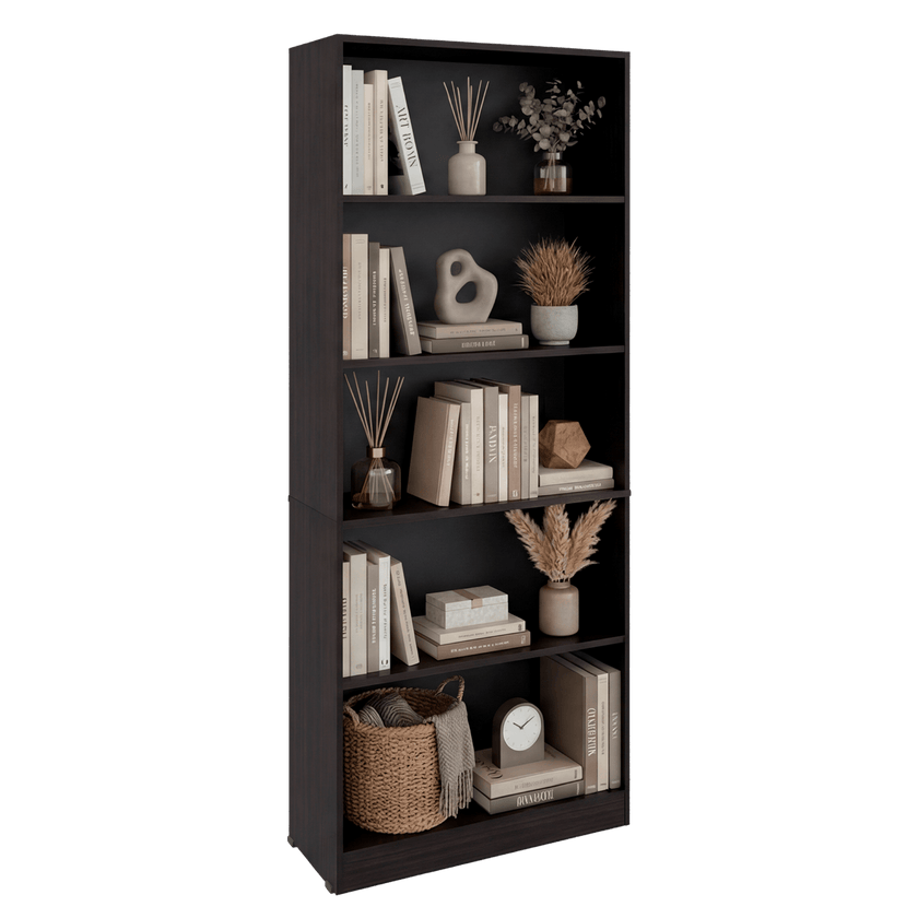 Biblioteca Básica 180X74X29 Rta Wengue Zf