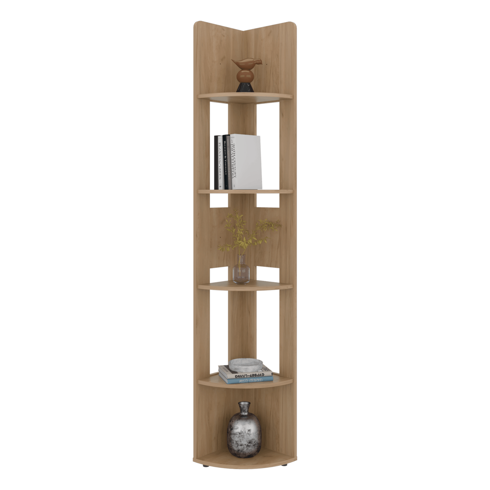 Estante Esquinero Home E-M7 180X30X30 Rta Fresno Eu Zf