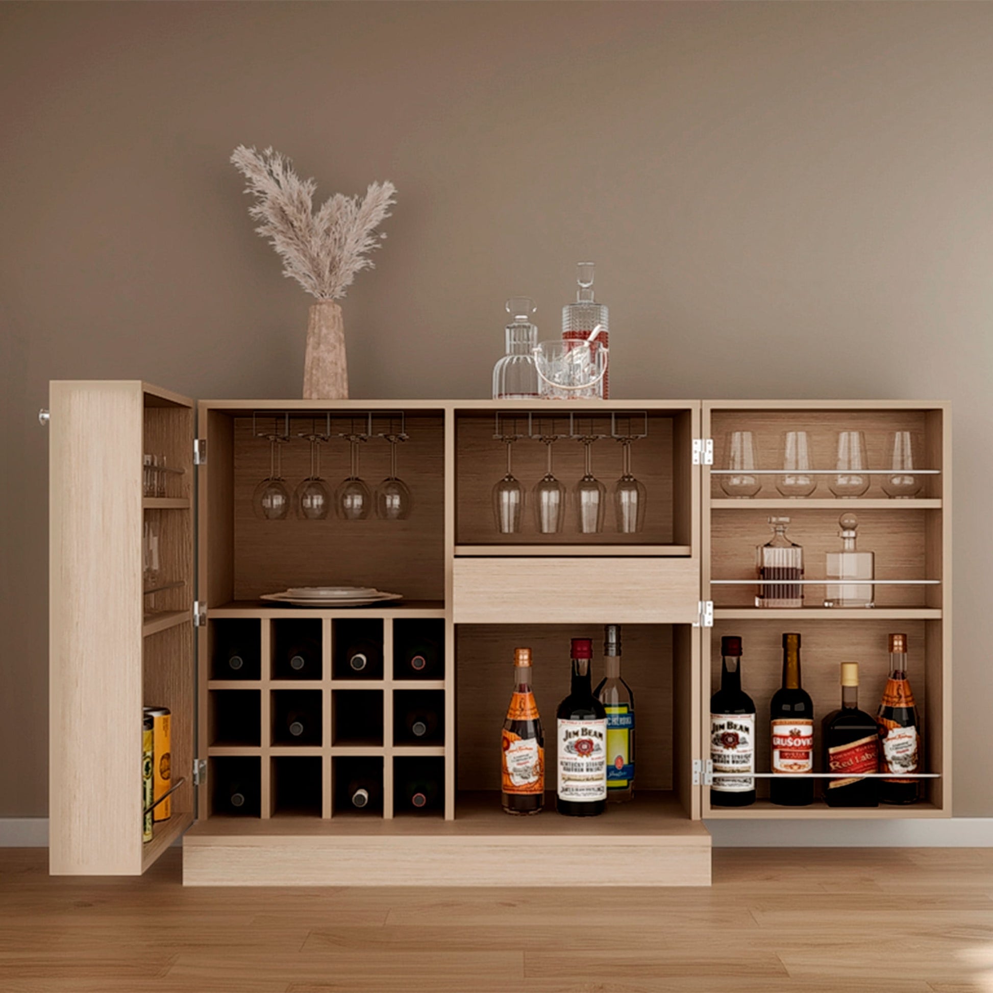 Mueble Bar Sintra 94X102X51 Rta Cartagena Zf