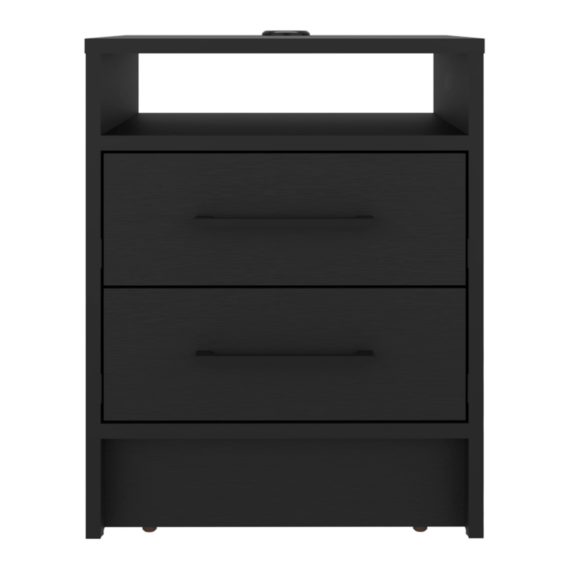 Mesa De Noche Eter Usb 50X40X37 Rta Wengue