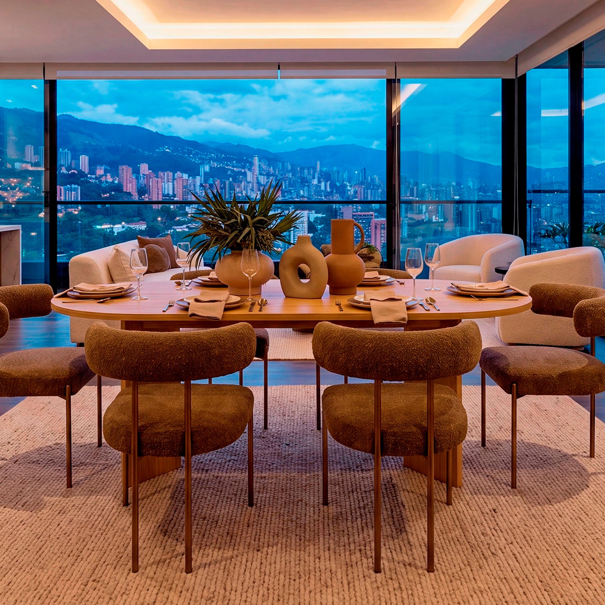 Comedor Ted 74X187X70 Rta Fresno Eu