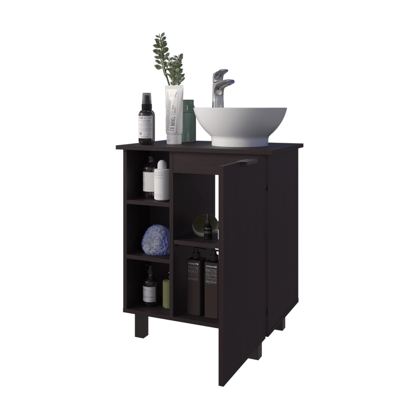 Mueble De Baño Alegra 88X62X42 Rta Wengue Zf