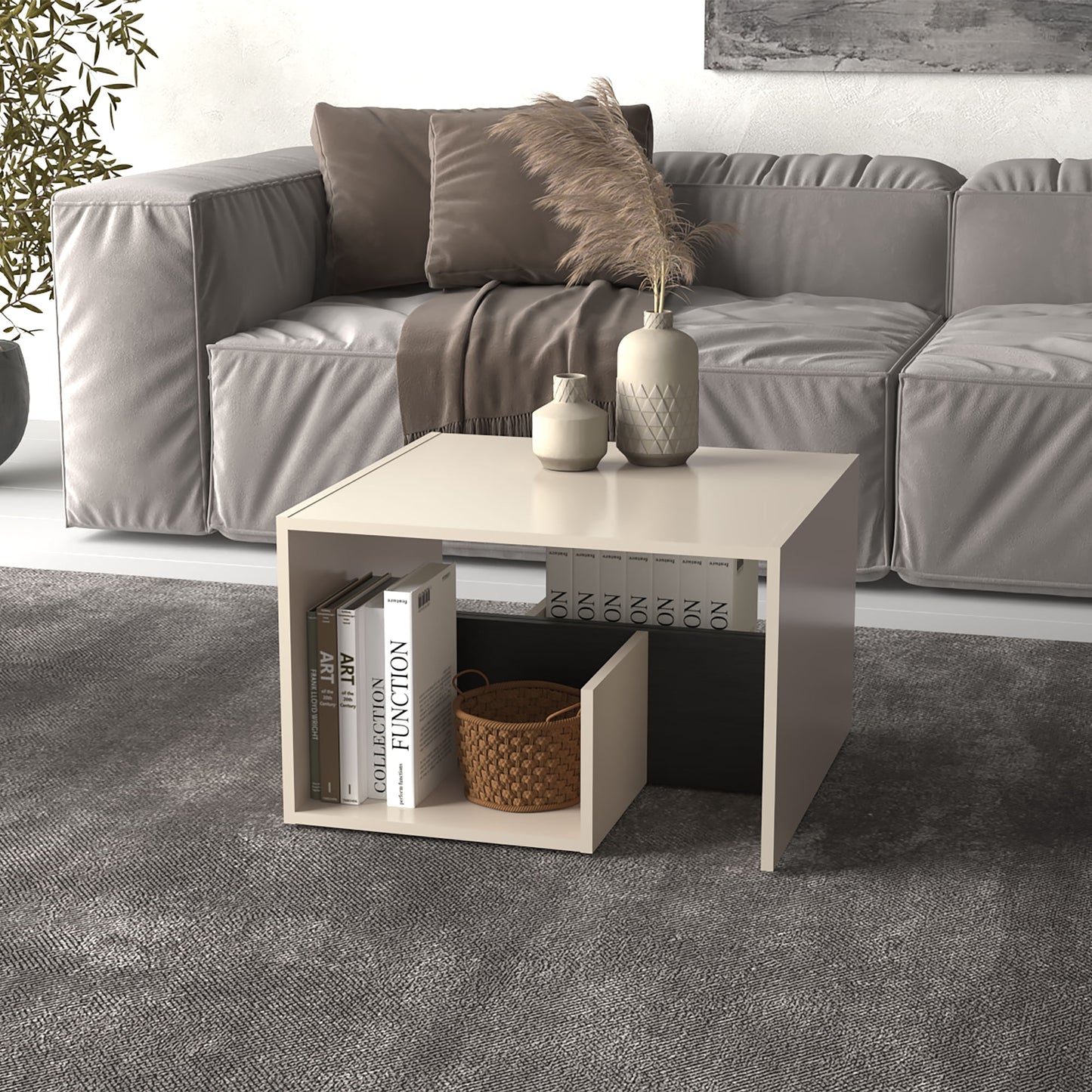 Mesa Auxiliar Adel 63X39X30 Rta Capri Wengue Zf