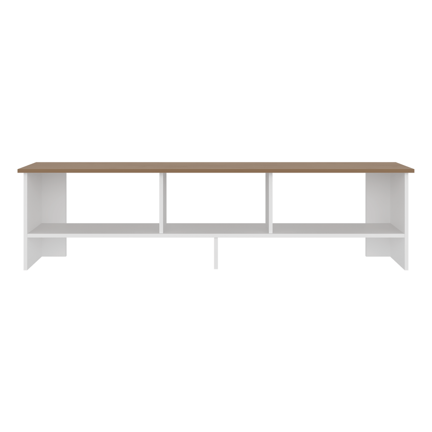 Rack De Tv 65" Belga 41X160X31 Rta Blanco Fresno Zf