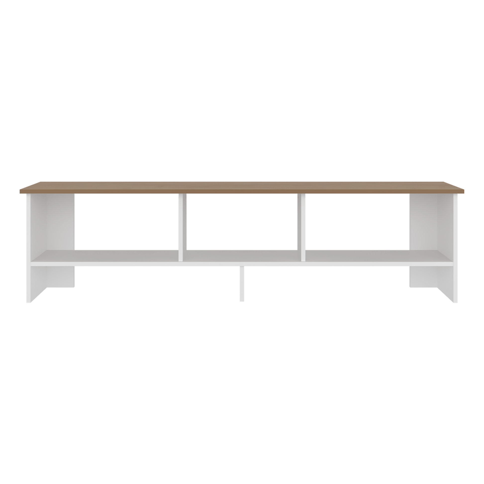 Rack De Tv 65" Belga 41X160X31 Rta Blanco Fresno Zf