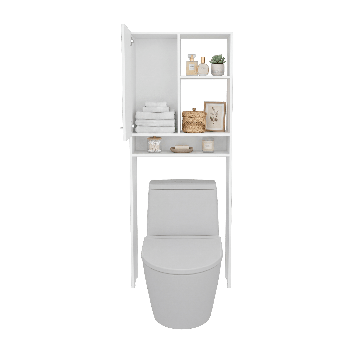 Optimizador De Baño Bath 1 Puerta 160X63X26 Rta Blanco
