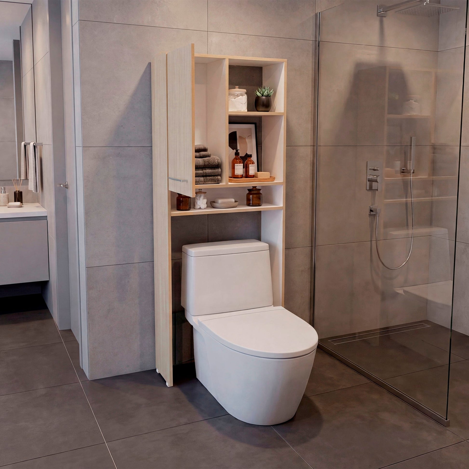 Optimizador De Baño Bath 1 Puerta 160X63X26 Rta Cartagena