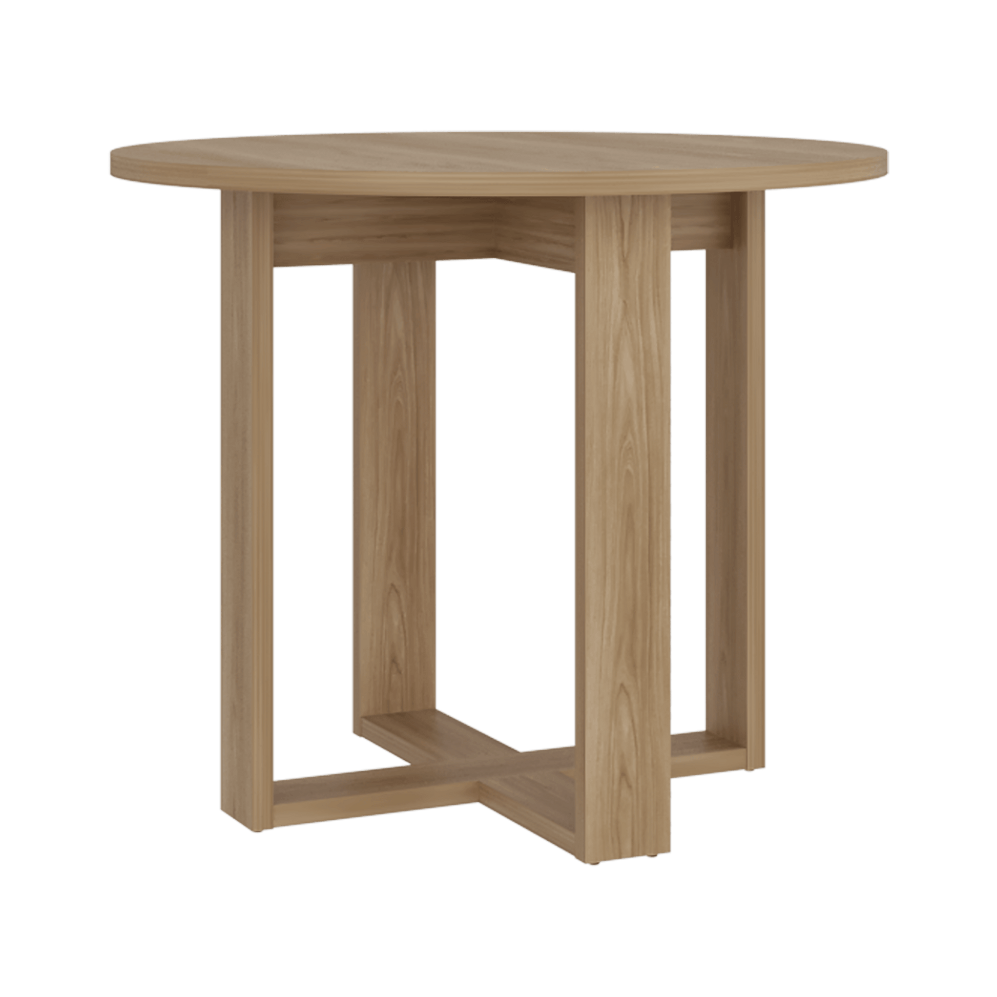 Mesa Comedor Lily 75X105X105 Rta Fresno Zf