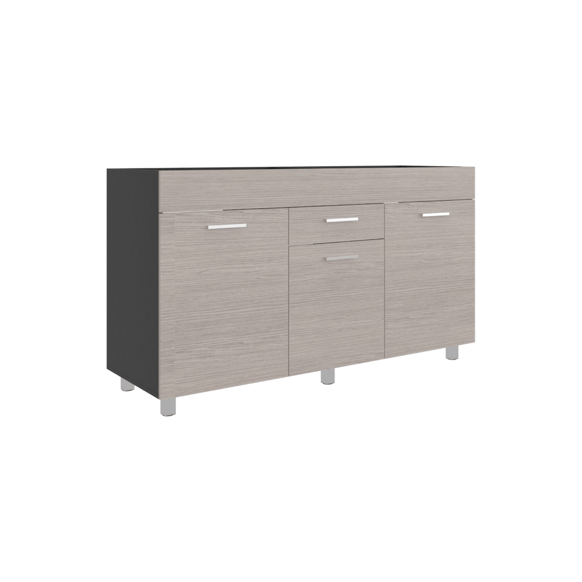Mueble Inferior Cocina Rosa 84X148X49 Rta Wengue Positano