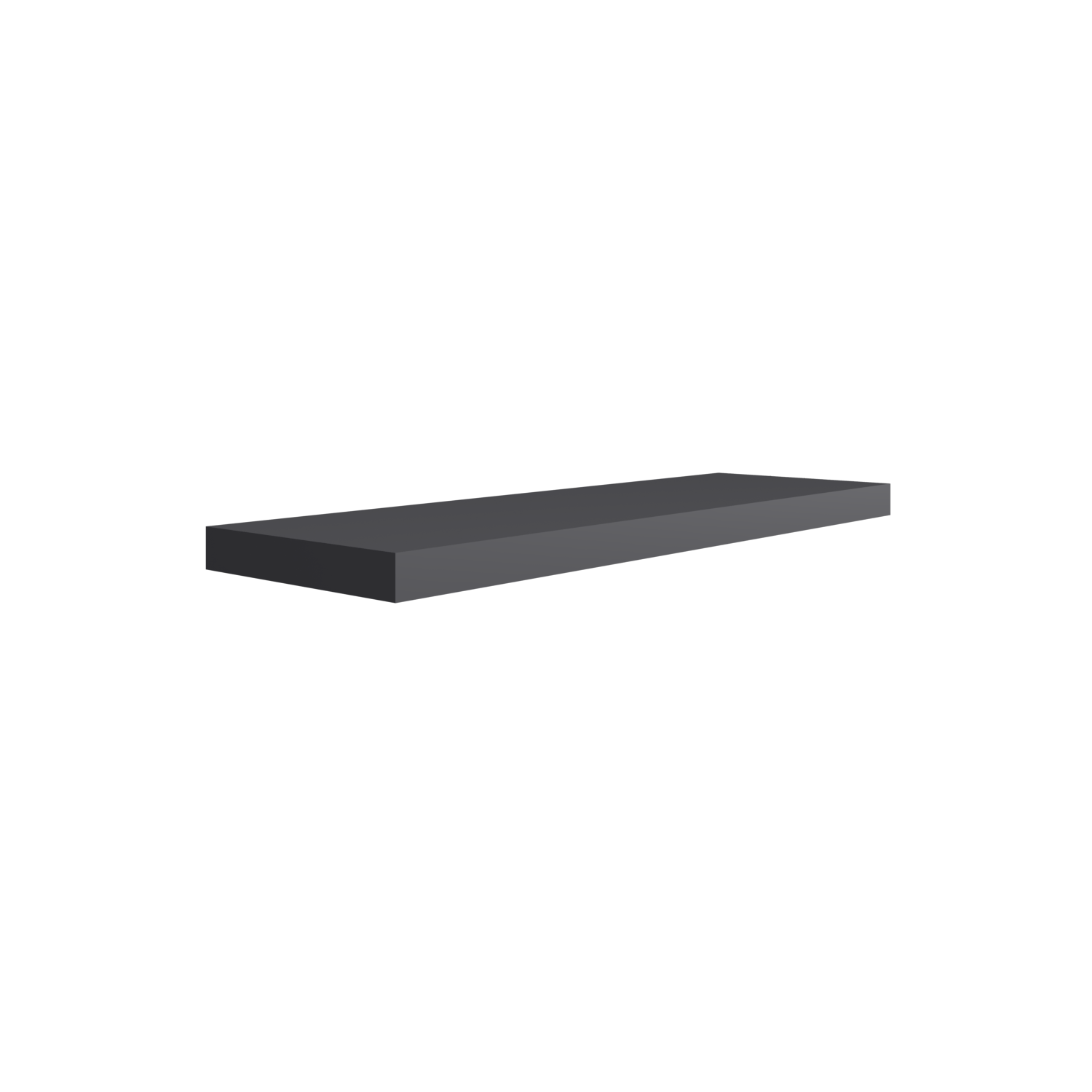 Repisa Flotante 80 X25 Rta Plomo