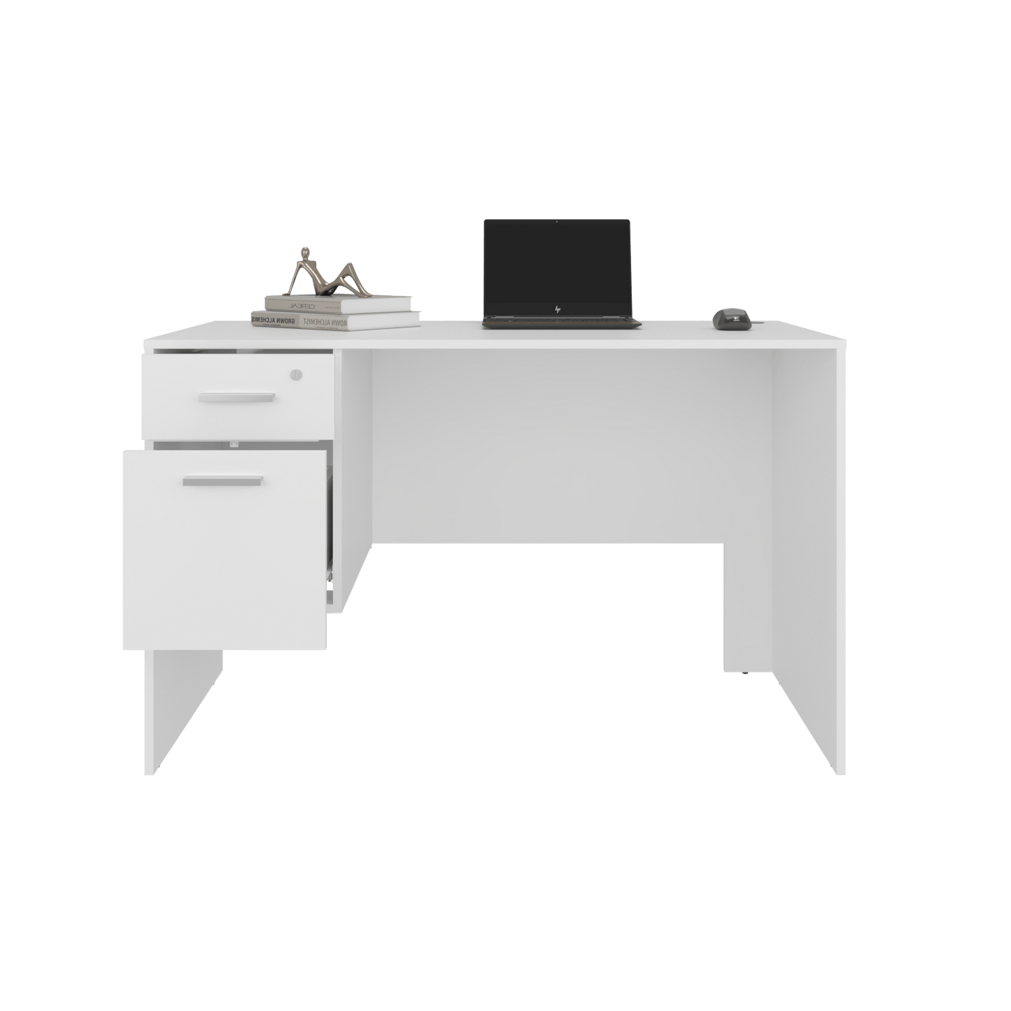 Escritorio Mellier 75X120X60 Rta Blanco Zf