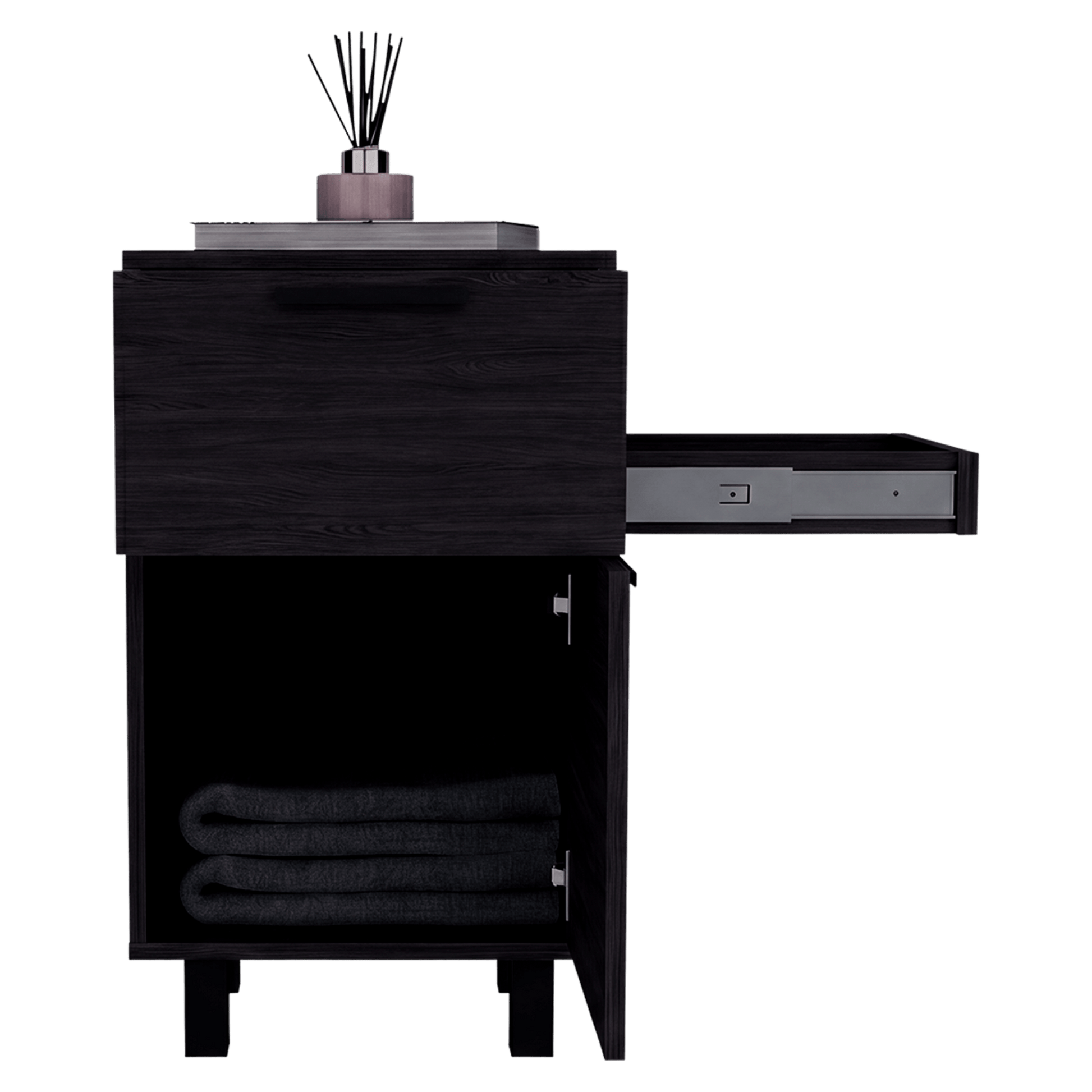 Mesa De Noche Secret 81 Z 70X41X36 Rta Kronos Wengue Zf