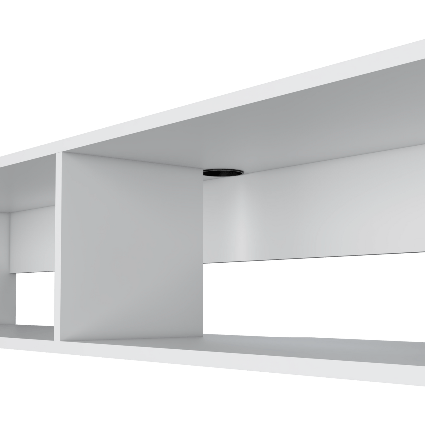 Rack Tv Flotante 26X150X32 Rta Blanco Zf