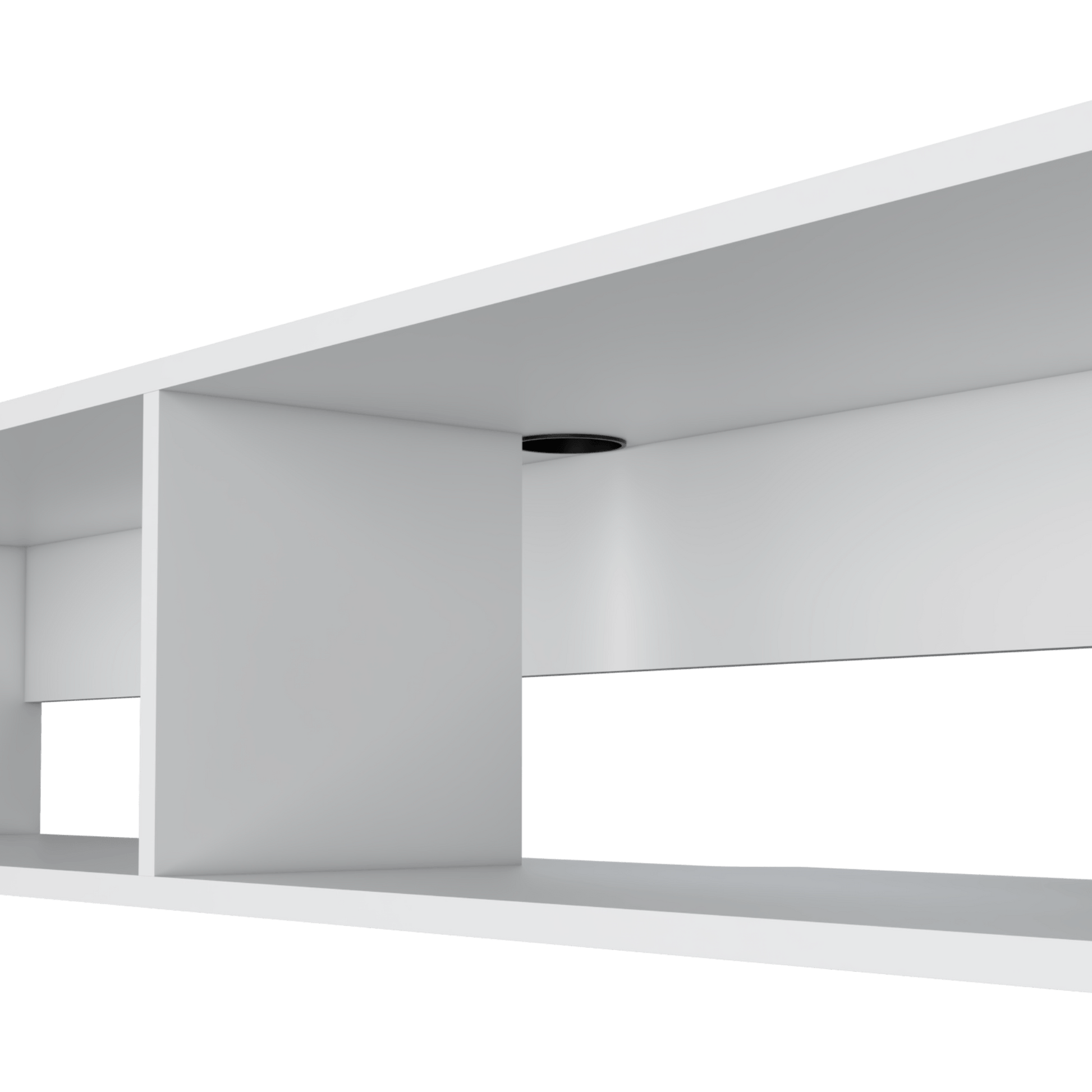 Rack Tv Flotante 26X150X32 Rta Blanco Zf