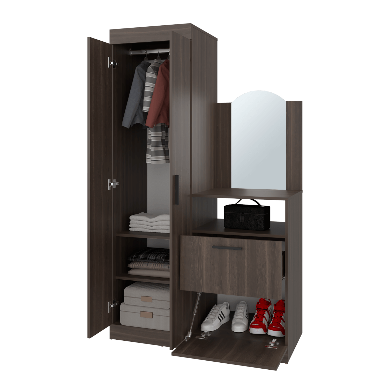 Ropero Praga 3 Puertas 1C 1 179X103X48 Rta Milan