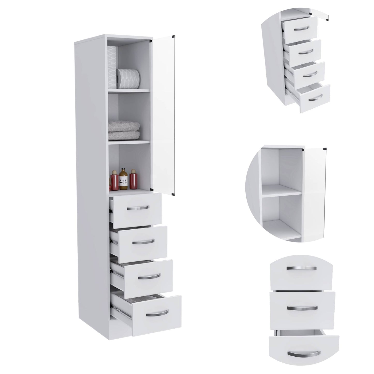 Torre De Baño Vanguard Rta Blanco Zf