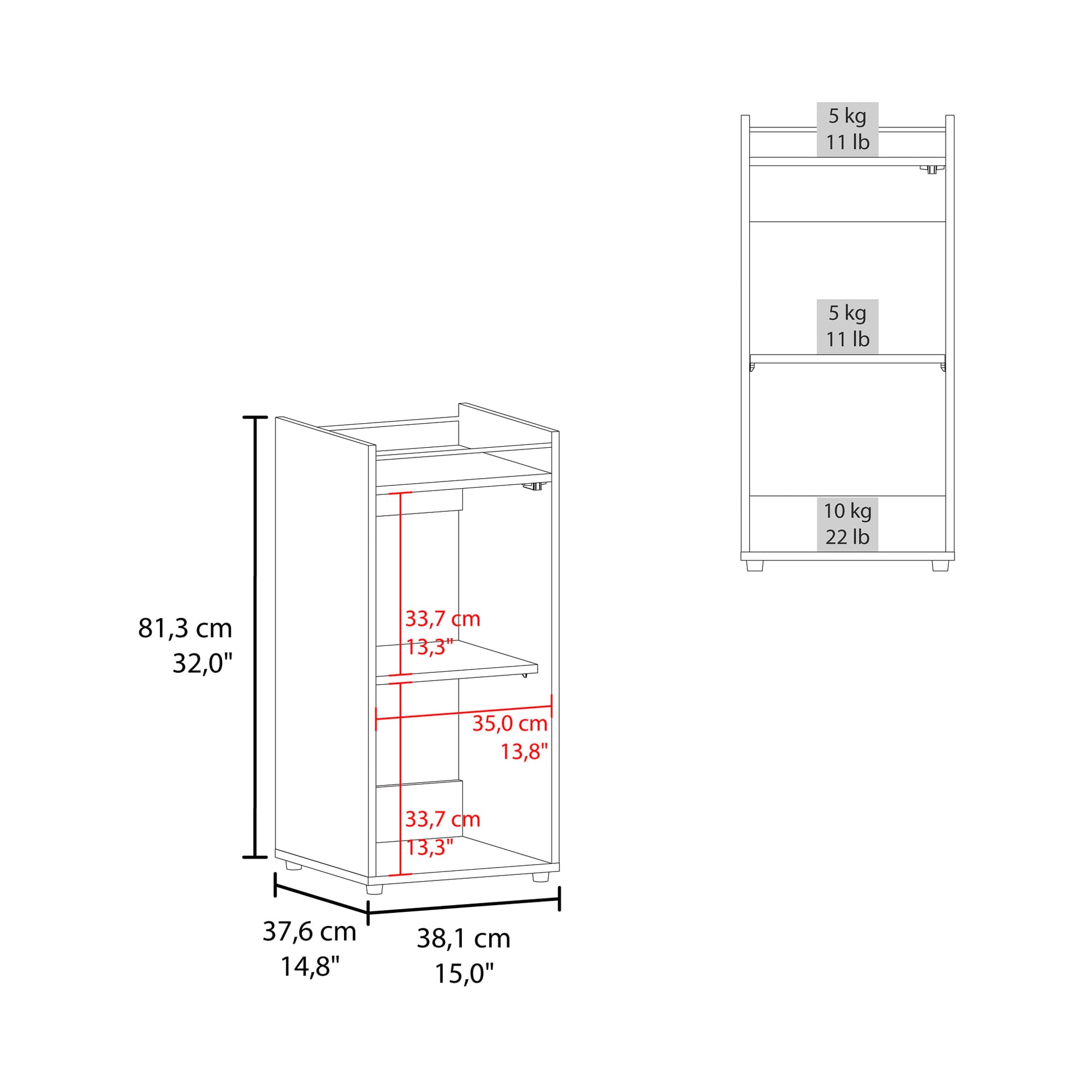 Torre Minibar Theba 81X38X37 Rta Fresno Eu Zf