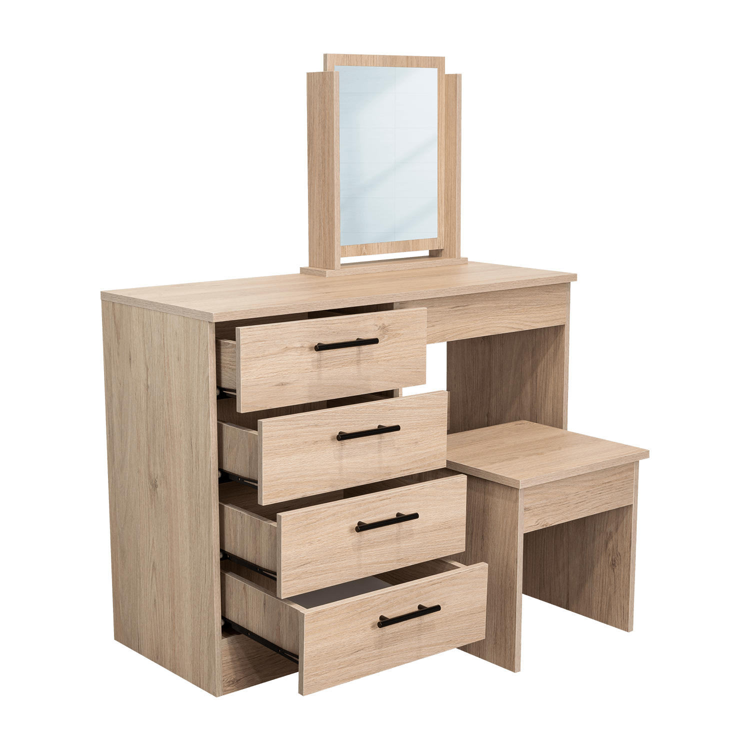 Mueble Tocador Kaia Rta Rovere + Blanco