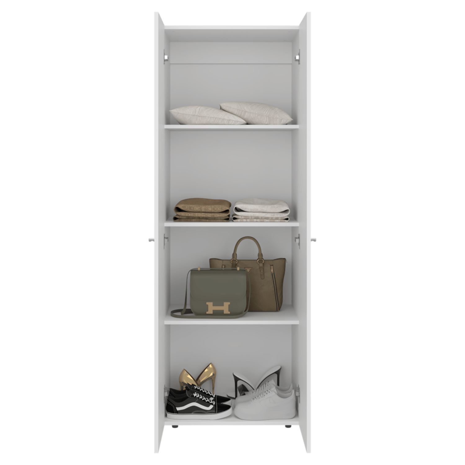 Closet 2 Puertas Tuhogar 170X60X40 Rta Blanco Zf