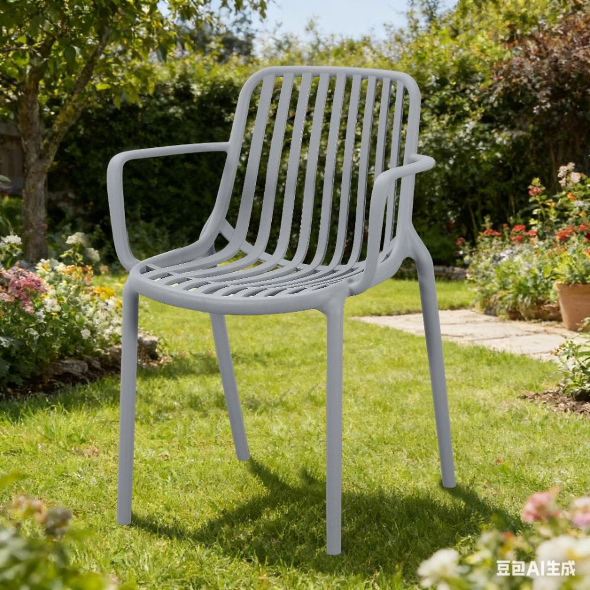 Silla Parma 80X57X54 Rta Gris