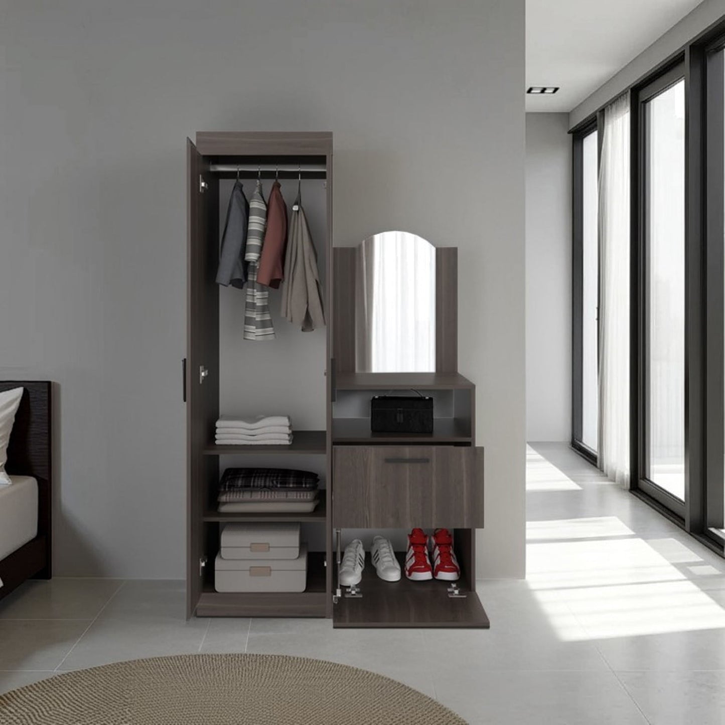 Ropero Praga 3 Puertas 1C 1 179X103X48 Rta Milan