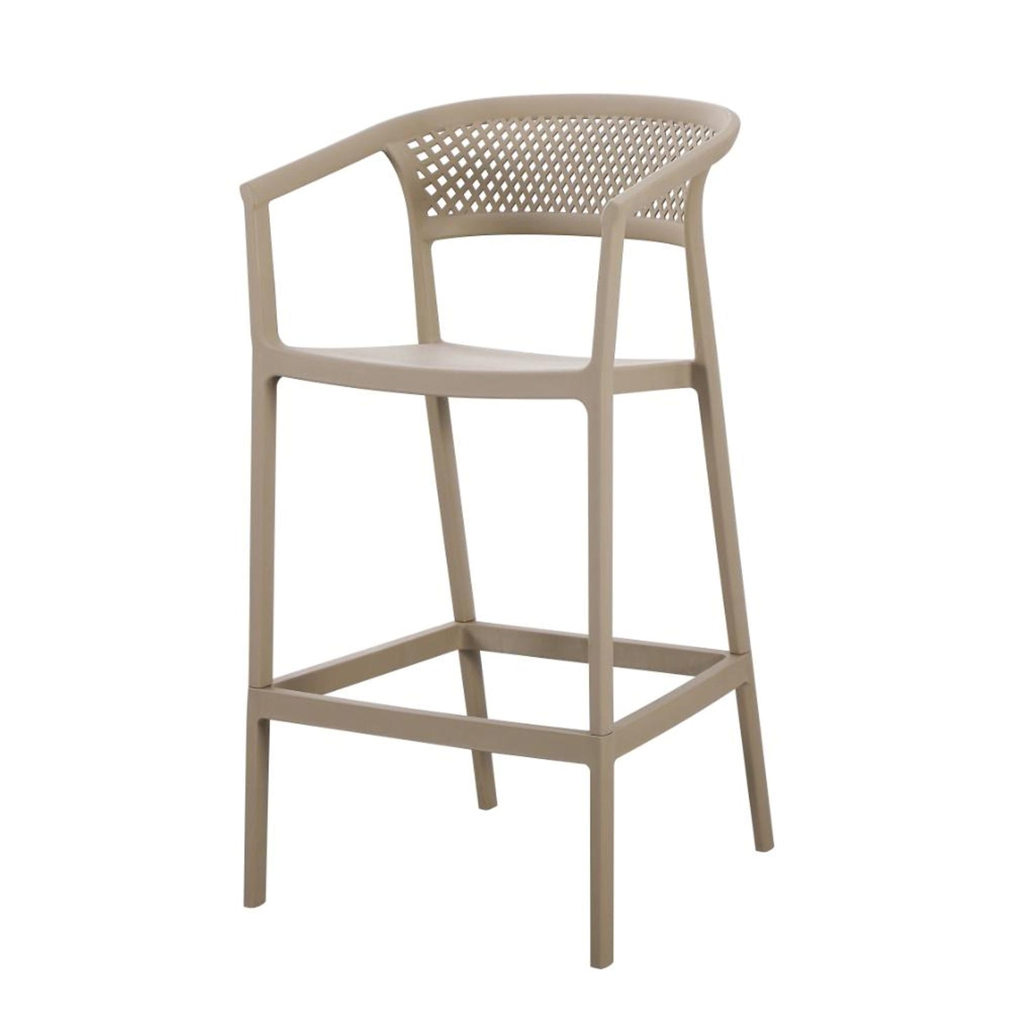 Silla Bar Salvador 105X57X56 Rta Taupe