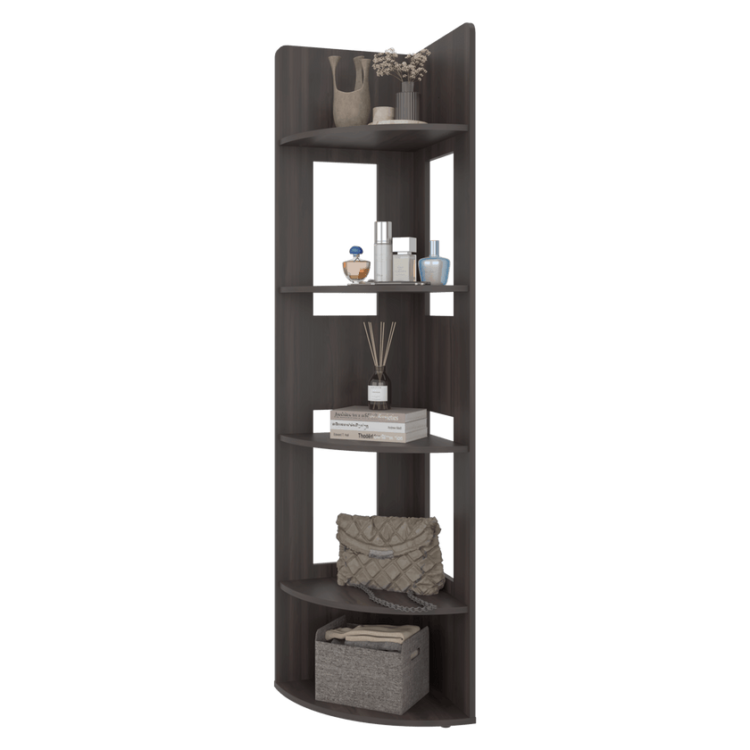 Estante Esquinero Home Dreams 170X40X40 Rta Nogal Zf