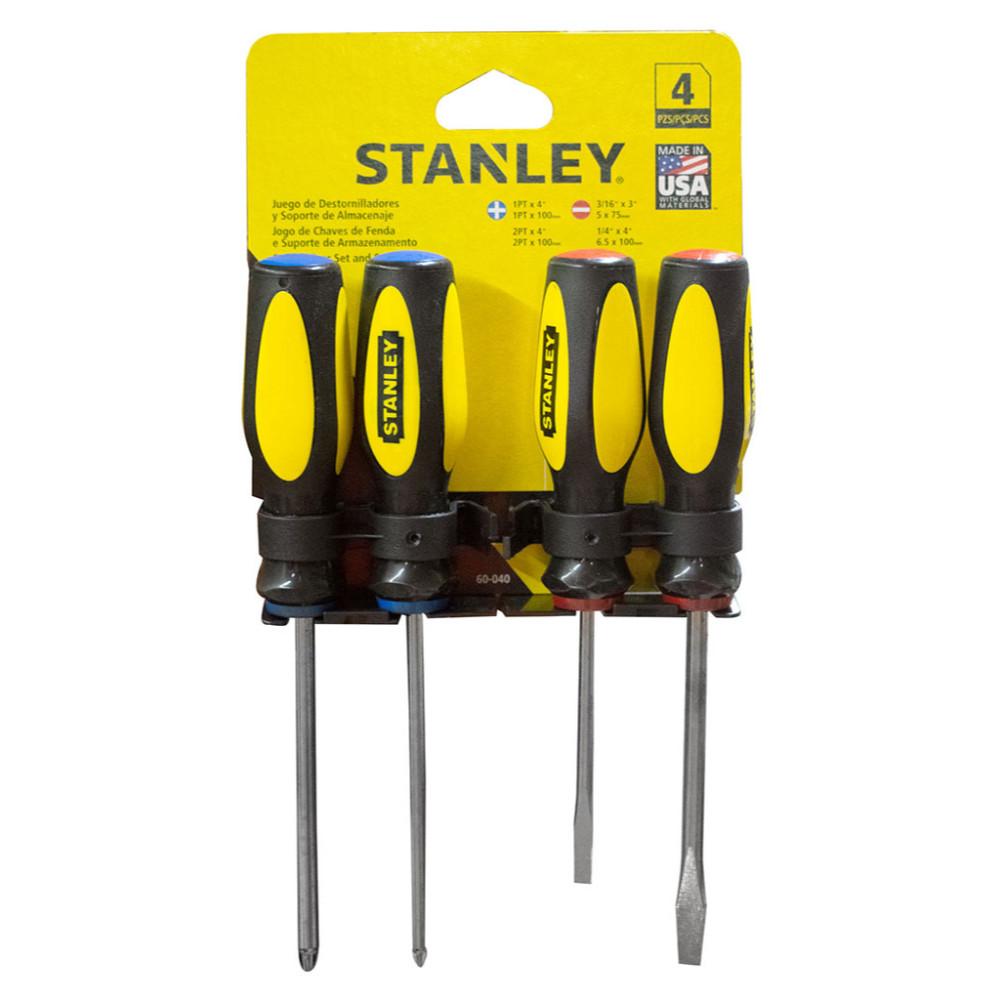 Destornillador Stanley Original X 4 Juego Stmt60040La60040
