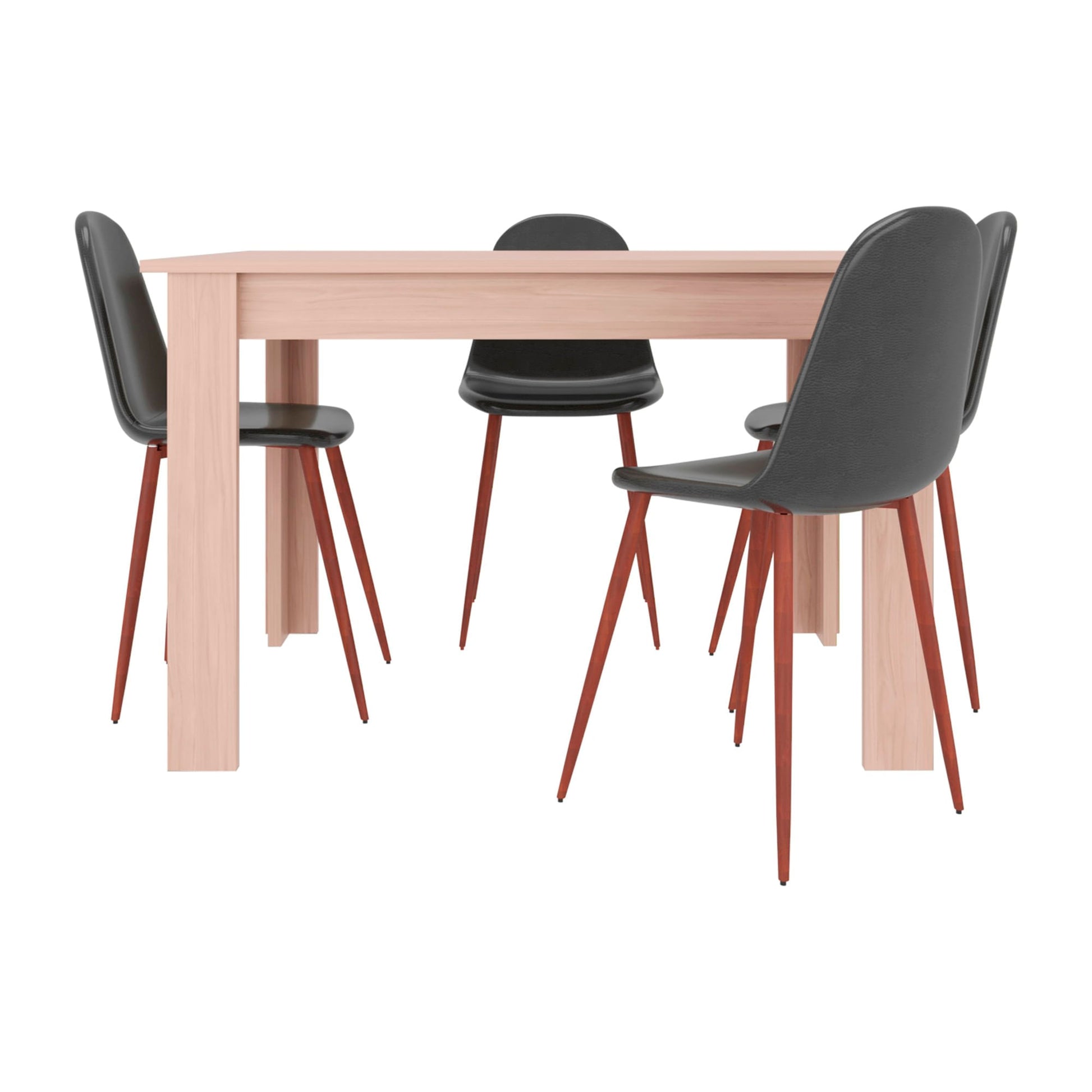 Mesa Comedor Portofino 120 75X120X88 Rta Nacar