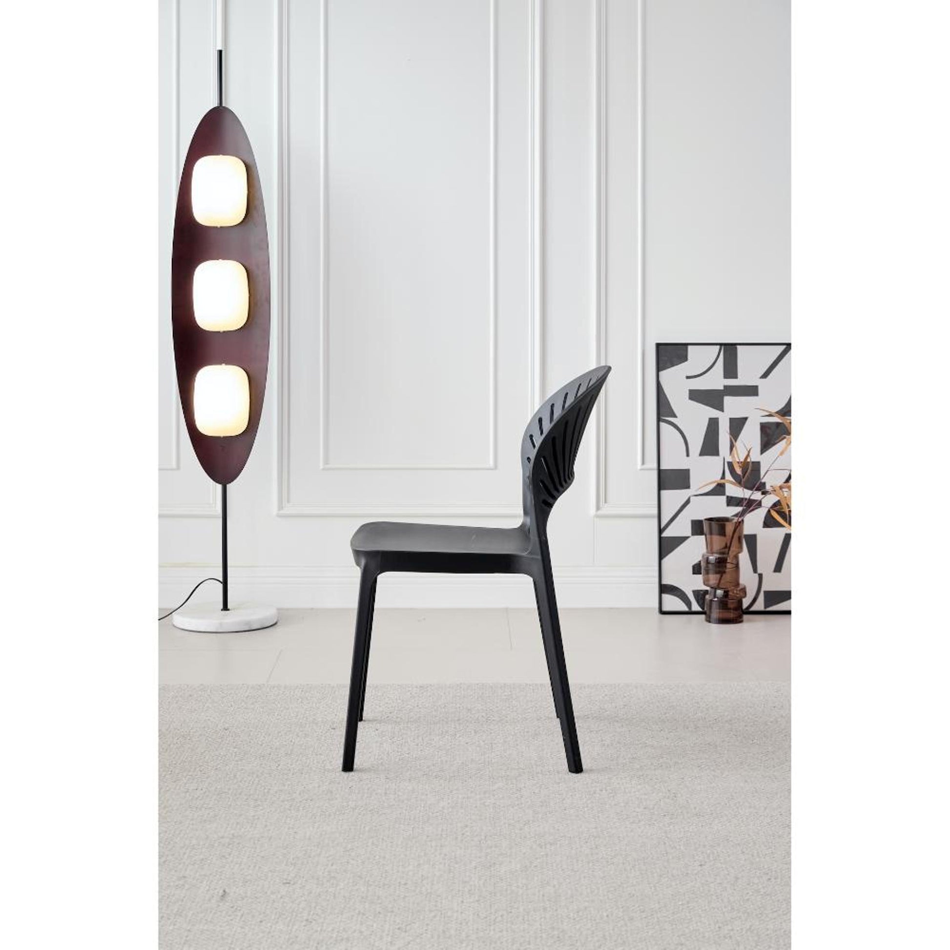 Silla Paraiso 82X48X58 Rta Negro