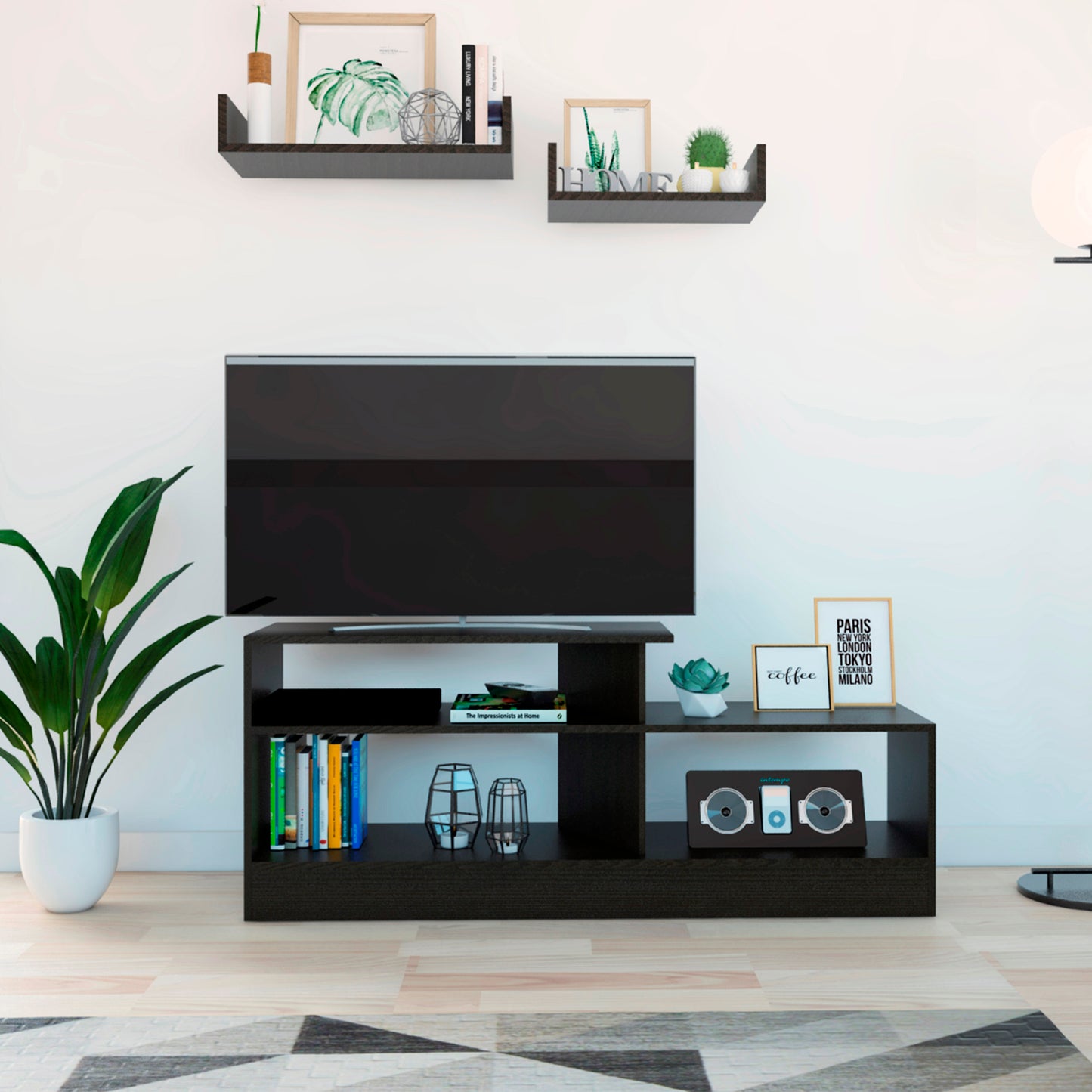 Mesa Para Tv Greca Rta Wengue