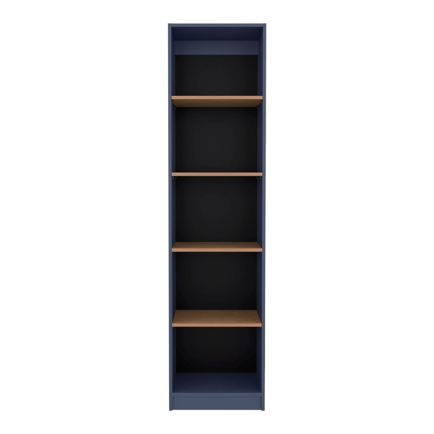Biblioteca Home Xs 5 Espacios 180X45X29 Rta Azul Fresno Zf