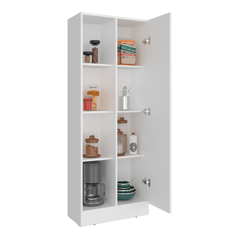 Alacena Multiusos Felch 160X60X30 Rta Blanco Zf