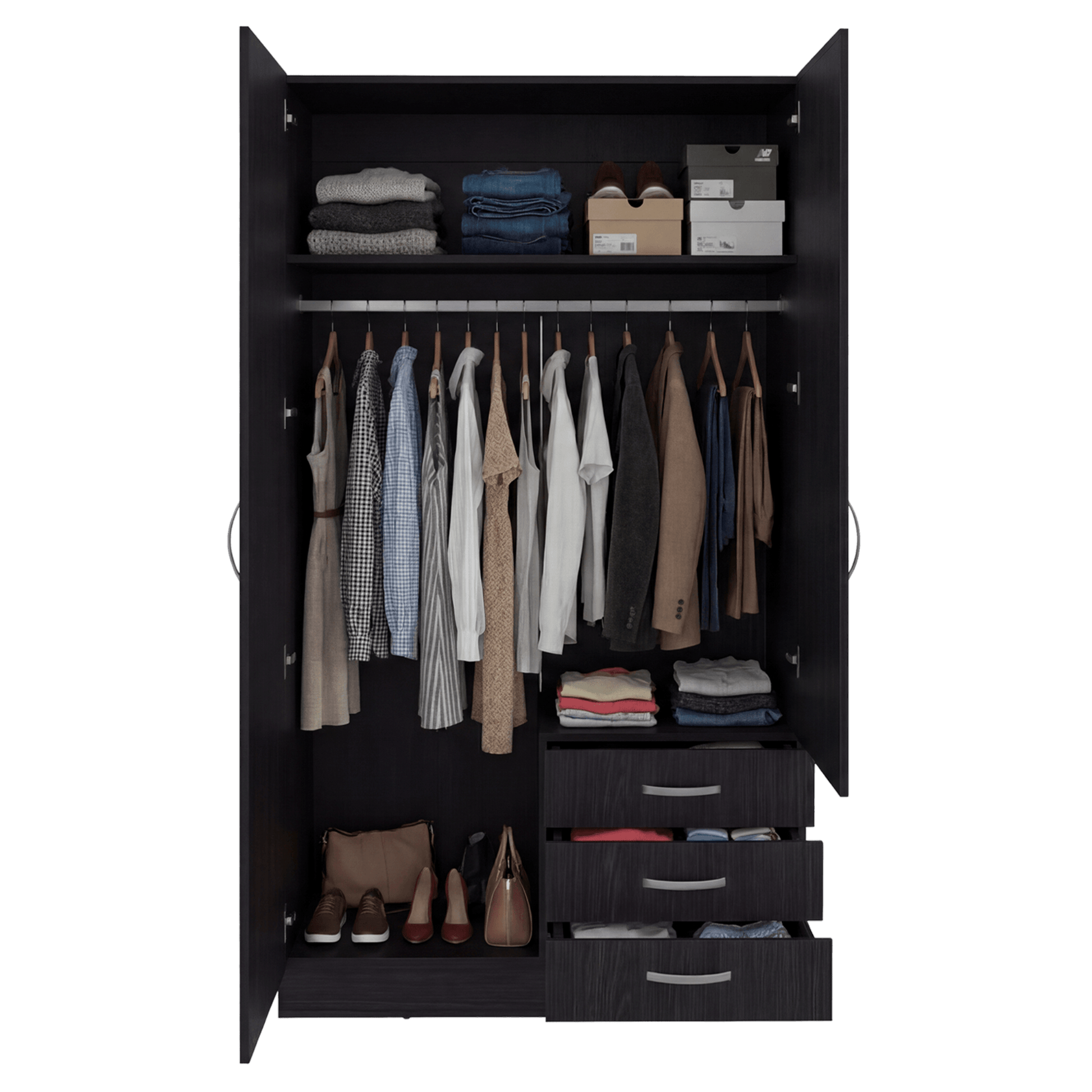 Closet Marfil 180X100X48 Rta Wengue Zf