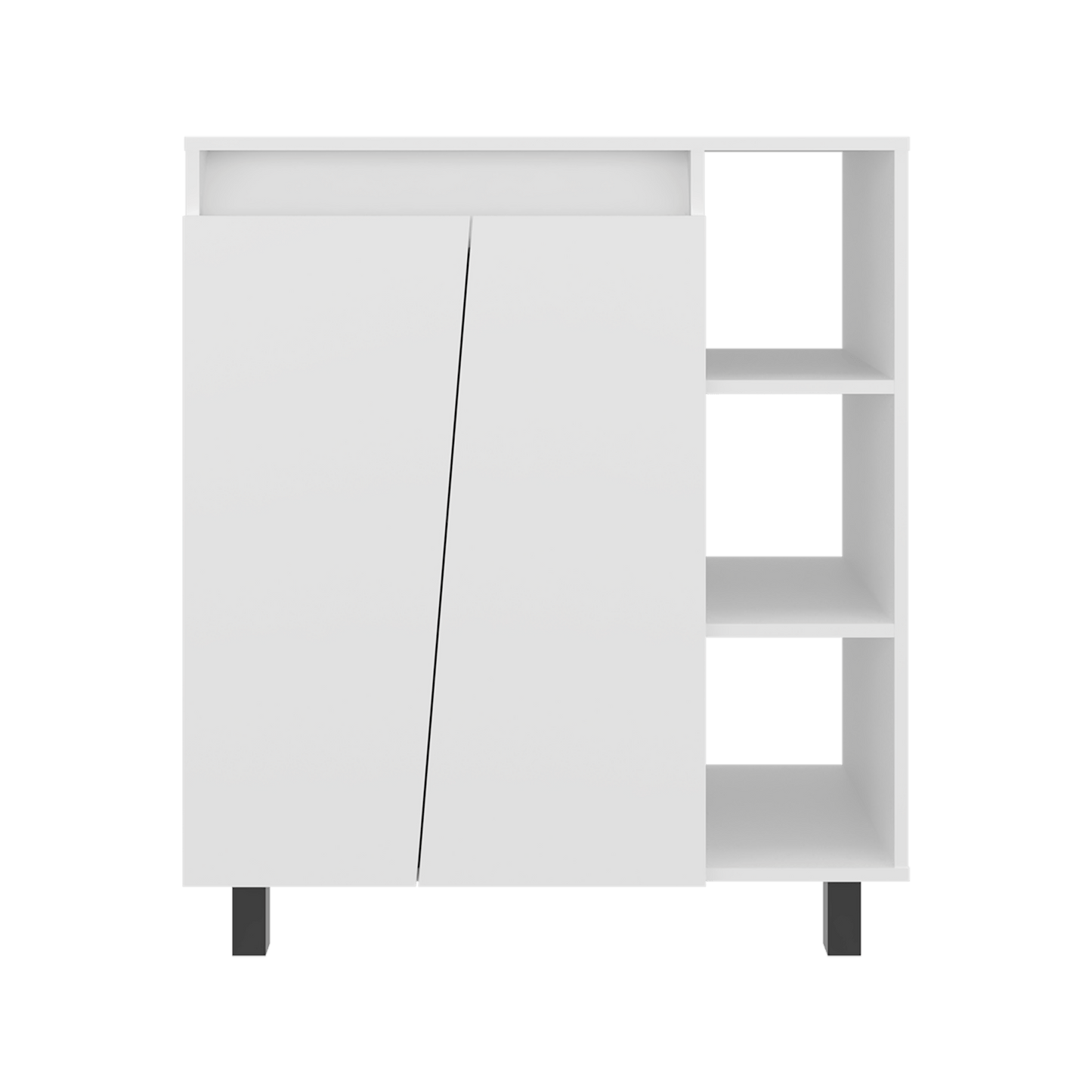 Mueble Microondas Cesena 92X80X41 Rta Blanco Zf