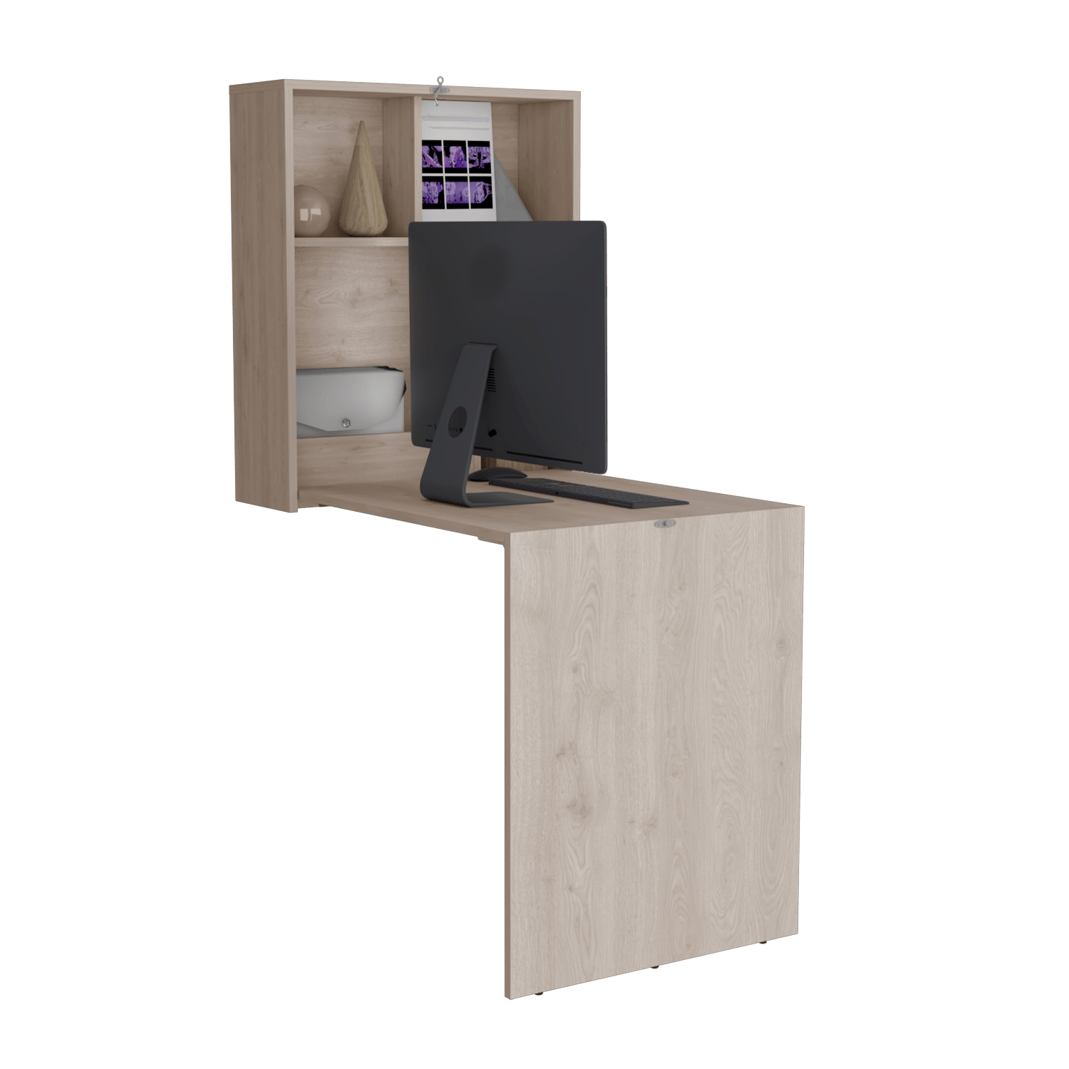 Escritorio Plegable Klapar 72X60X19 Rta Bardolino Zf